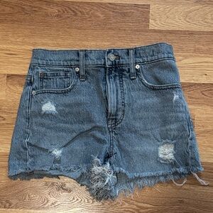 Casual Blue Denim Jean Shorts